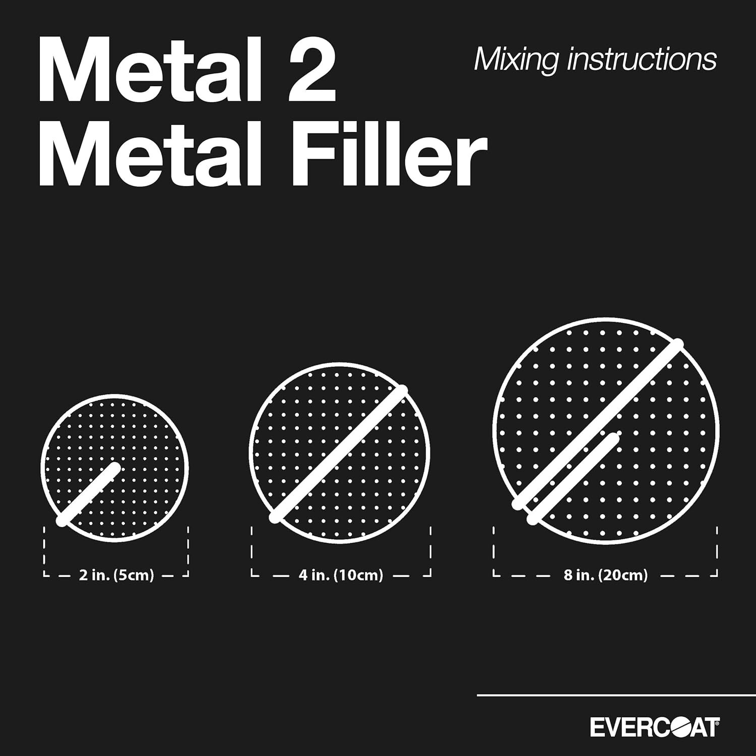 Evercoat 889 Metal 2 Metal reinforced body filler for Metal Surfaces Quart