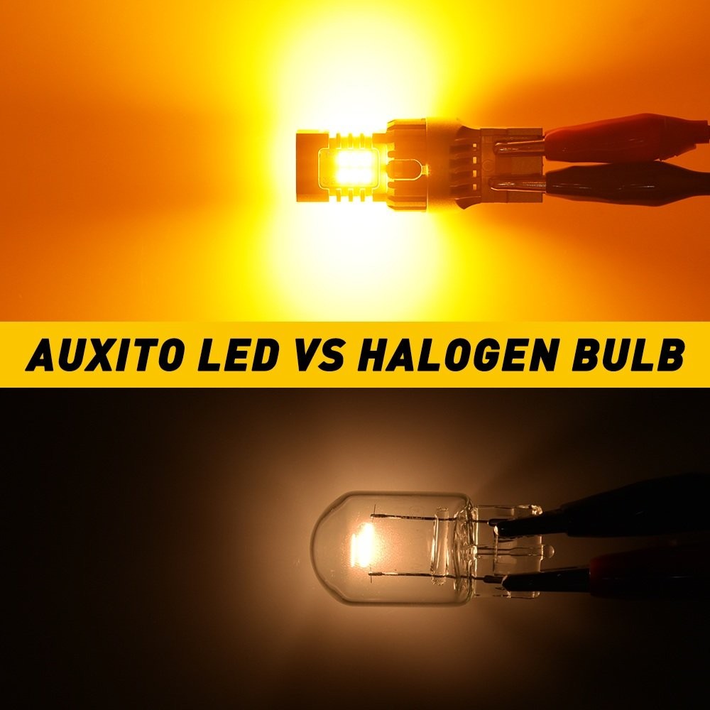 AUXITO Canbus LED Turn Signal Light Bulbs 7440 7441 7444 Amber No Hyper Flash
