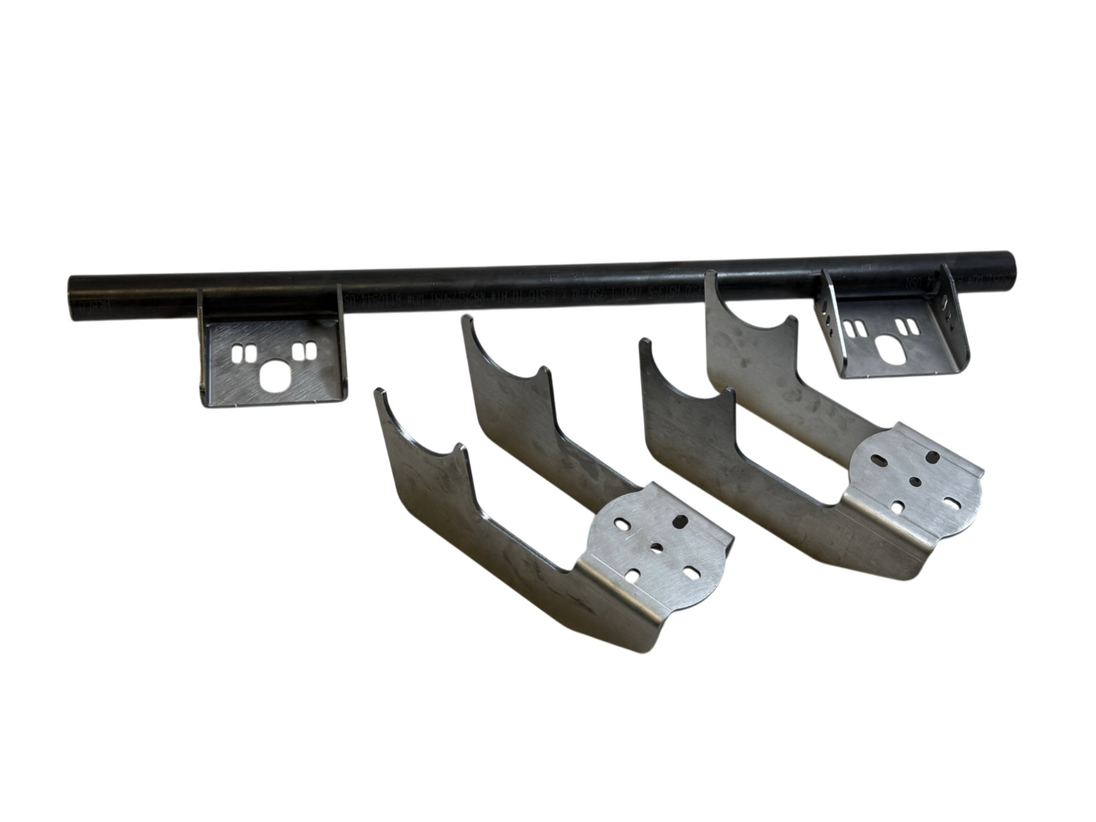 Rear Behind Axle Air Ride Brackets Upper Lower Kit Weld On Crossmember Universal
