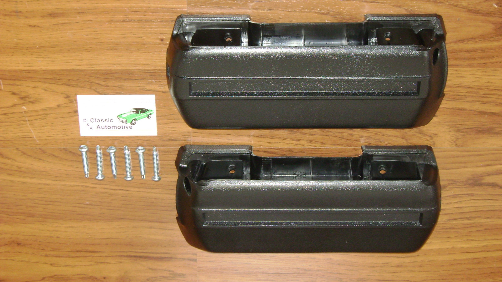 Arm Rest Bases Black Pair with Screws Front Lower Base 11.5″ pad A F X B Body GM