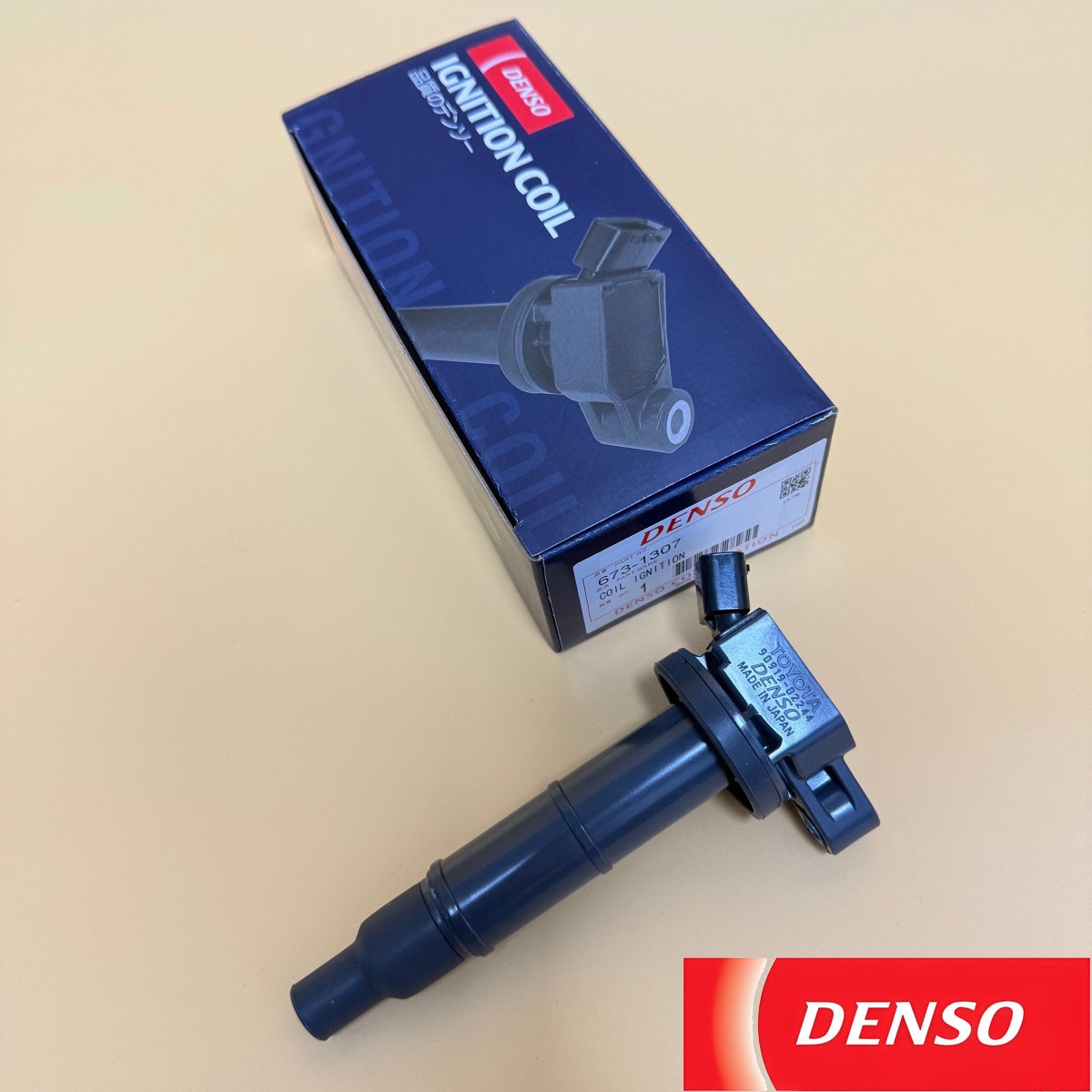 1 Pack Denso Ignition Coils 90919-02244 673-1307 for Toyota Camry Corolla RAV4