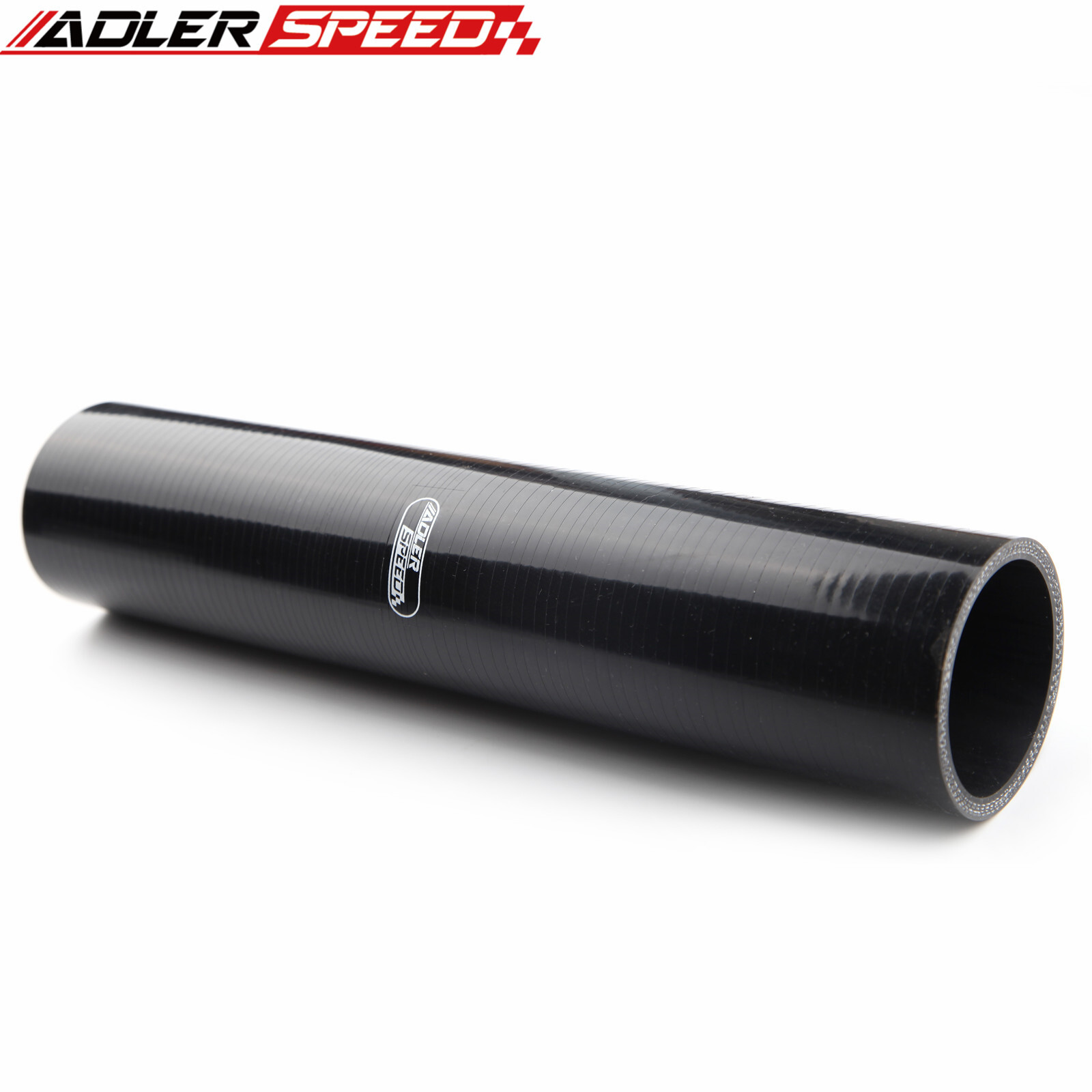 US SHIP 4Ply 2.25″ ID Straight Hose Turbo Silicone Coupler Pipe Black L=305mm