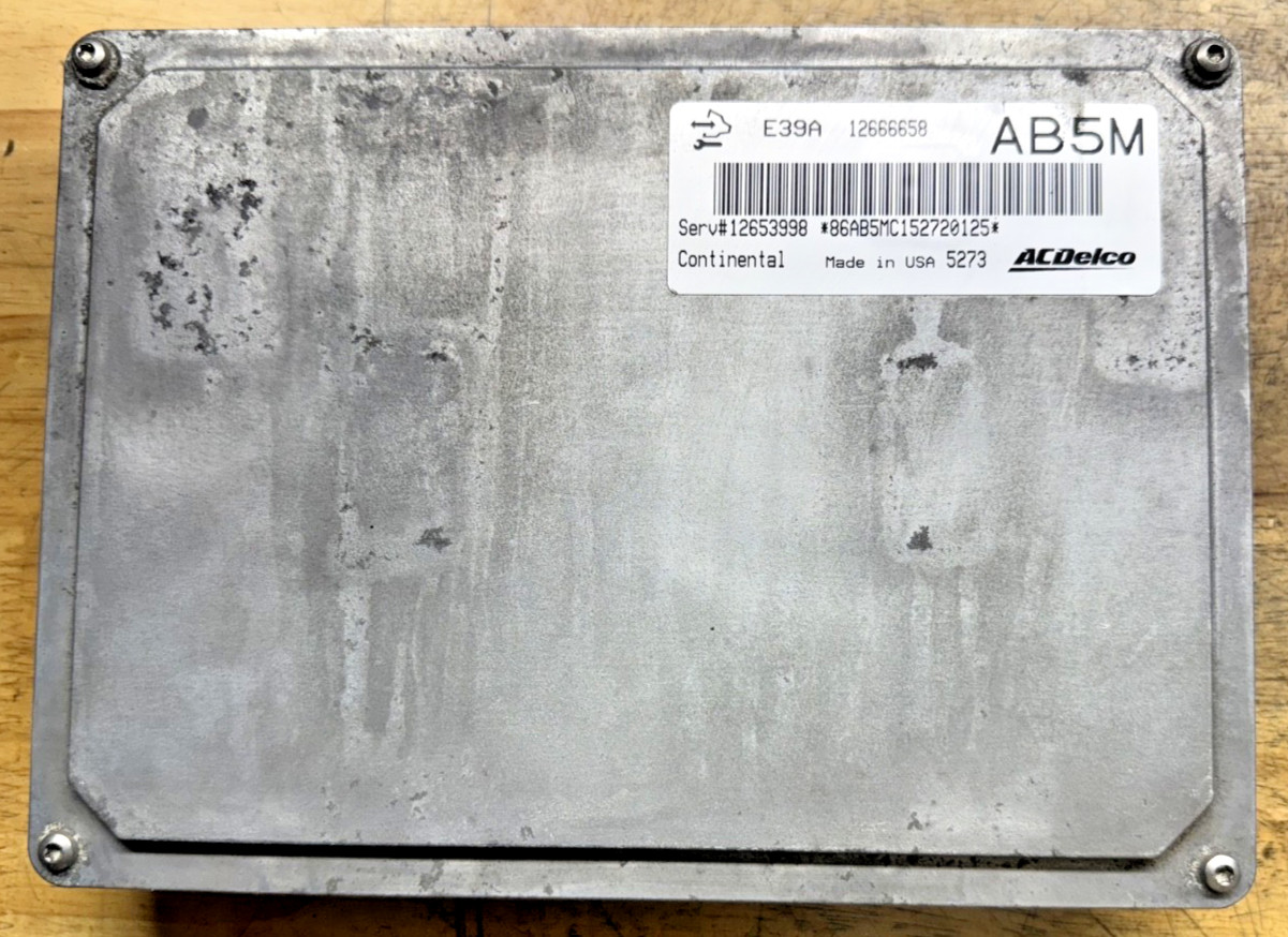 2013-19 GM ECM Traverse Enclave CTS PCM Engine Computer Module ECU 12666658 AB5M