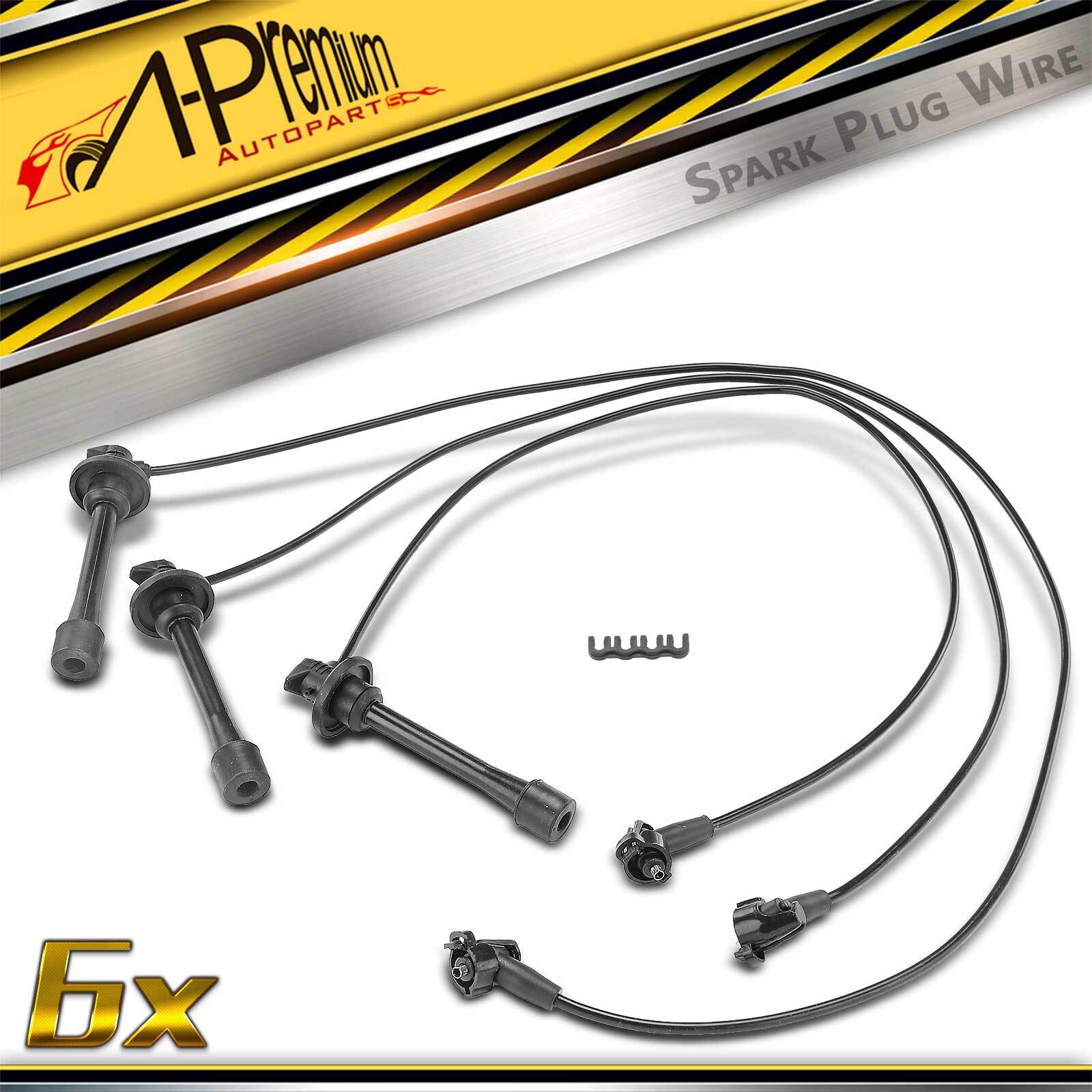 3pcs Spark Plug Wire Set for Toyota Tacoma 1995-2004 4Runner T100 Tundra V6 3.4L