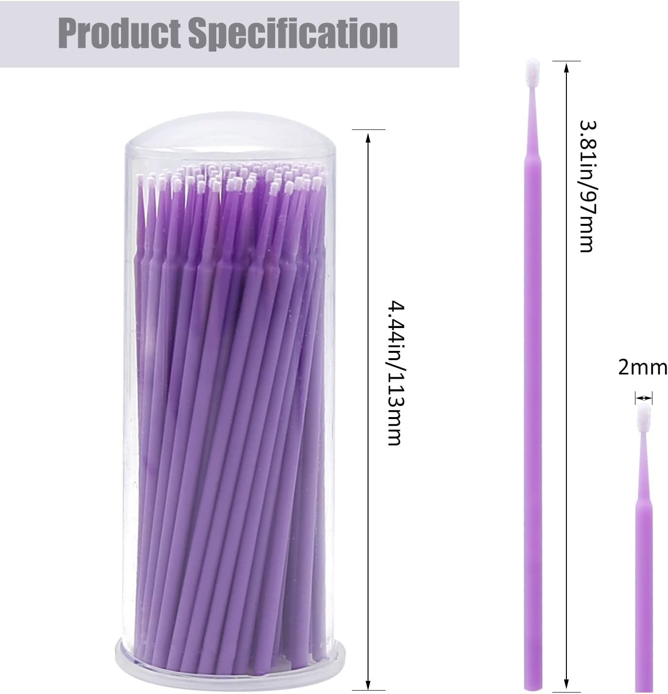 Touch Up Paint Brushes for Automotive Paint Chip Repair Disposable Micro Appl…