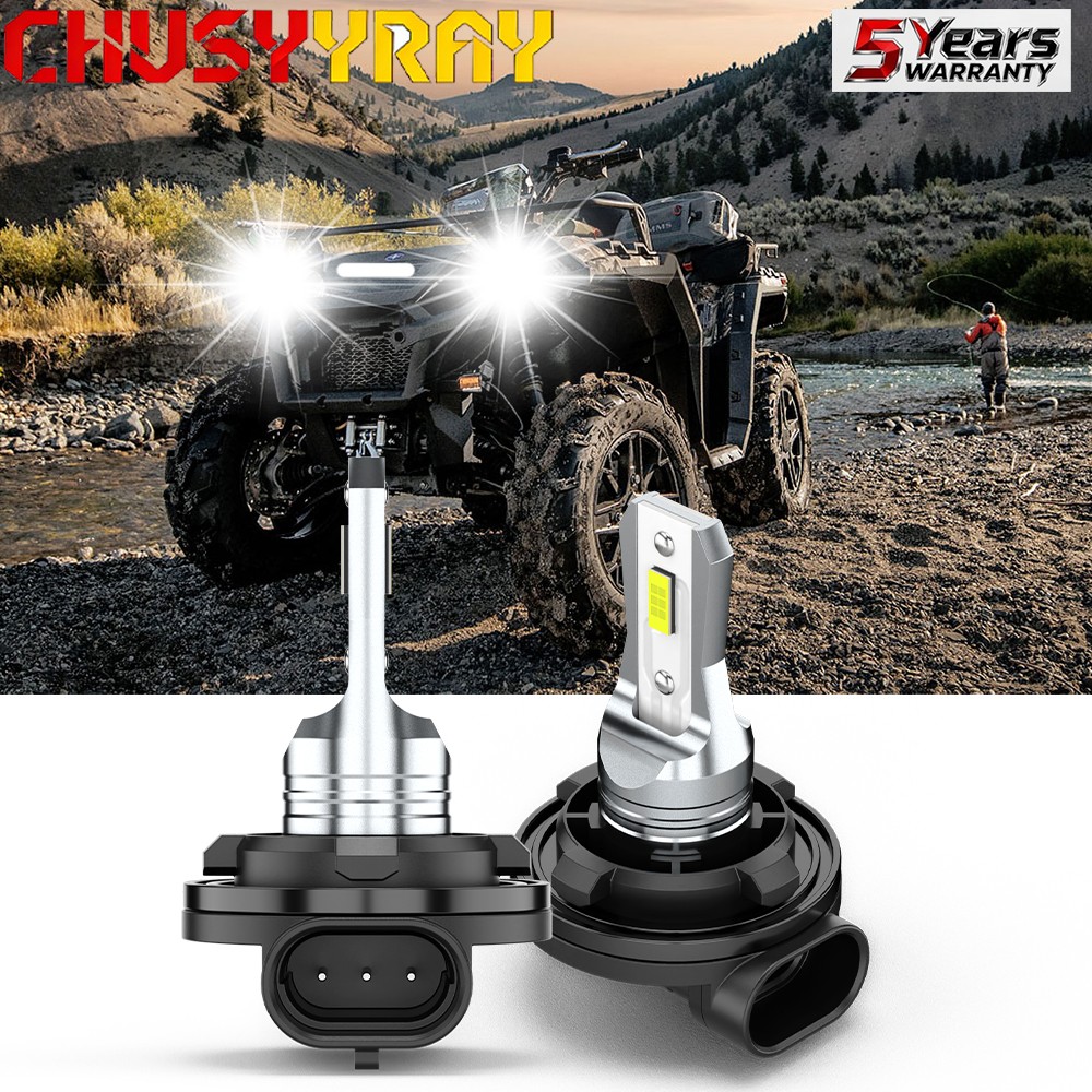 Replacement for 4030061 Headlight Bulb ATV for Polaris models 30/30w 3 Prongs