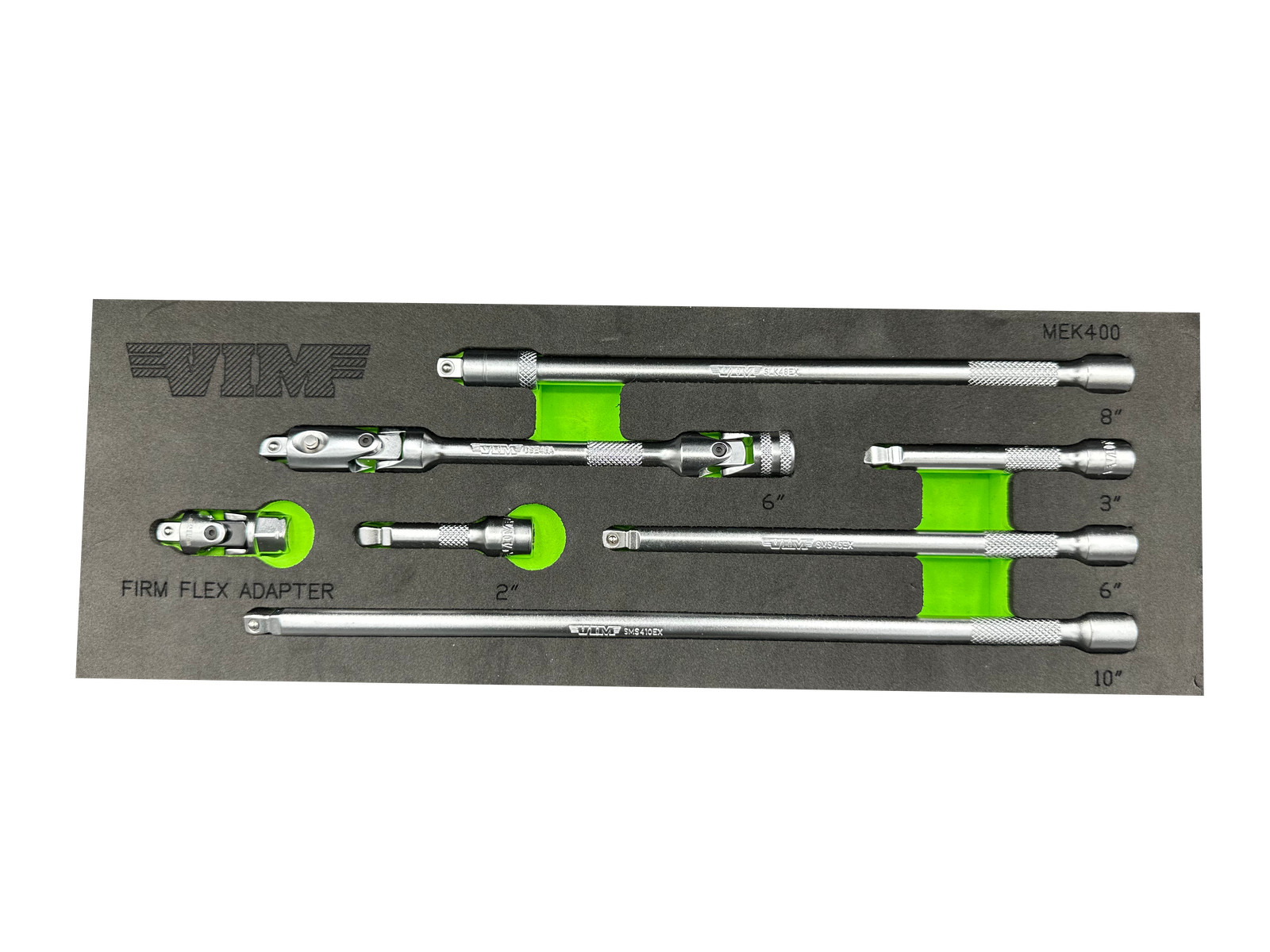 VIM Tools 7 Pc. 1/4″ Drive Wobble Extension Set MEK400