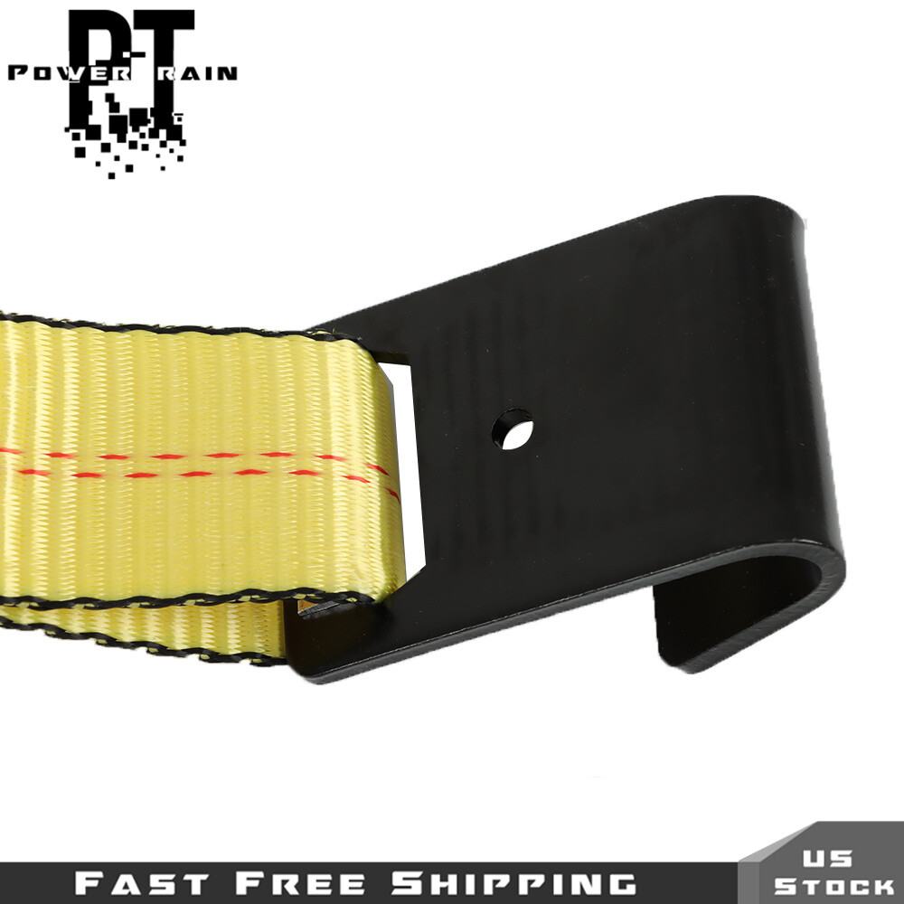 Heavy Duty Flat Hook Ratchet Straps-Tie Down Straps 2 Inch x27 Feet 4Pcs