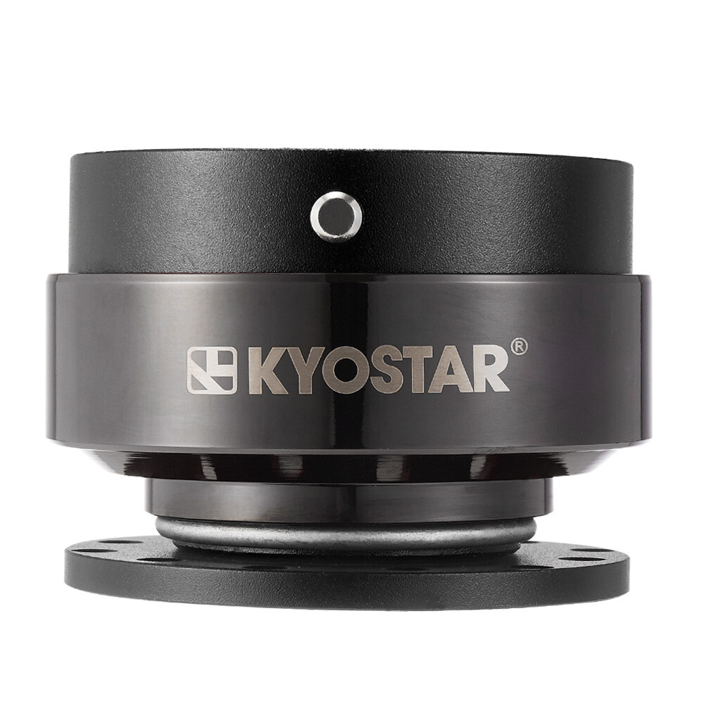 Car Steering Wheel Quick Release Hub Adapter Snap Aluminum Black Universal