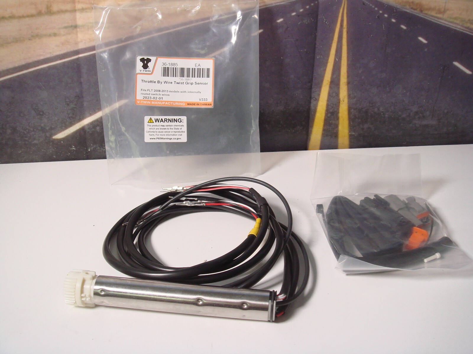 Harley Throttle By Wire Twist Grip Sensor FLH FLT 2008-2013 V-Twin 36-1885 K9