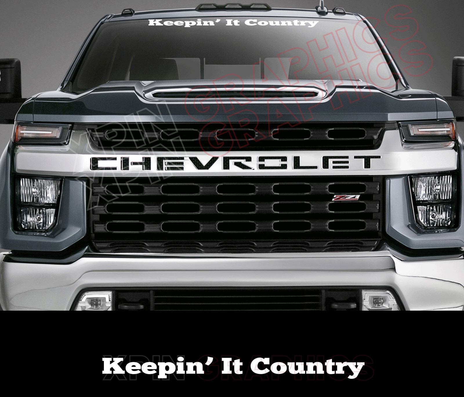 Keepin’ It Country Windshield Window Decal Sticker Fits Car Truck SUV Jeep