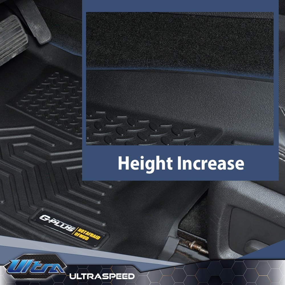 TPE Floor Mats 3 Row Liner Fit For 2009-2017 Traverse Enclave Acadia All Weather