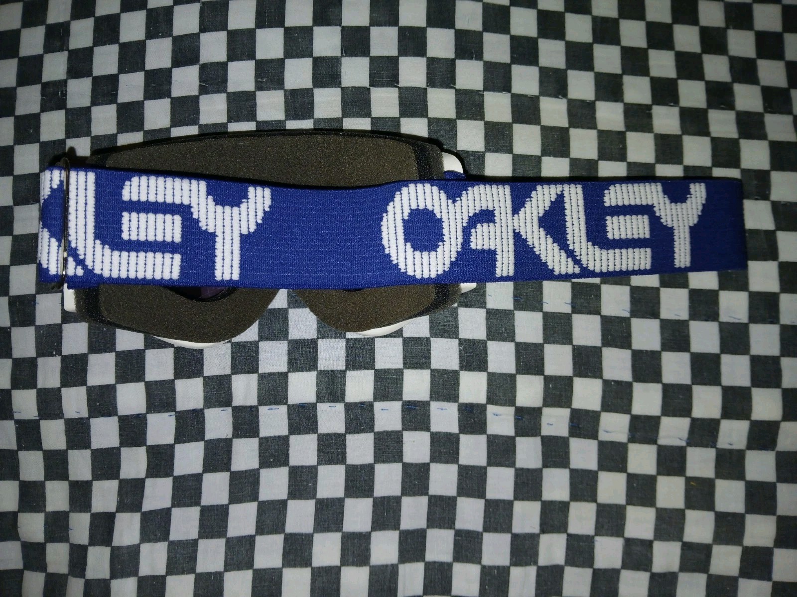 Vintage Oakley goggles White / Blue guard mx,ama, , helmet, visor