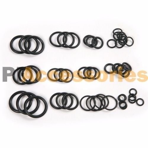 50 Pcs Rubber O Ring Washer Set Gasket Assortment for Automotive Plumbing Air