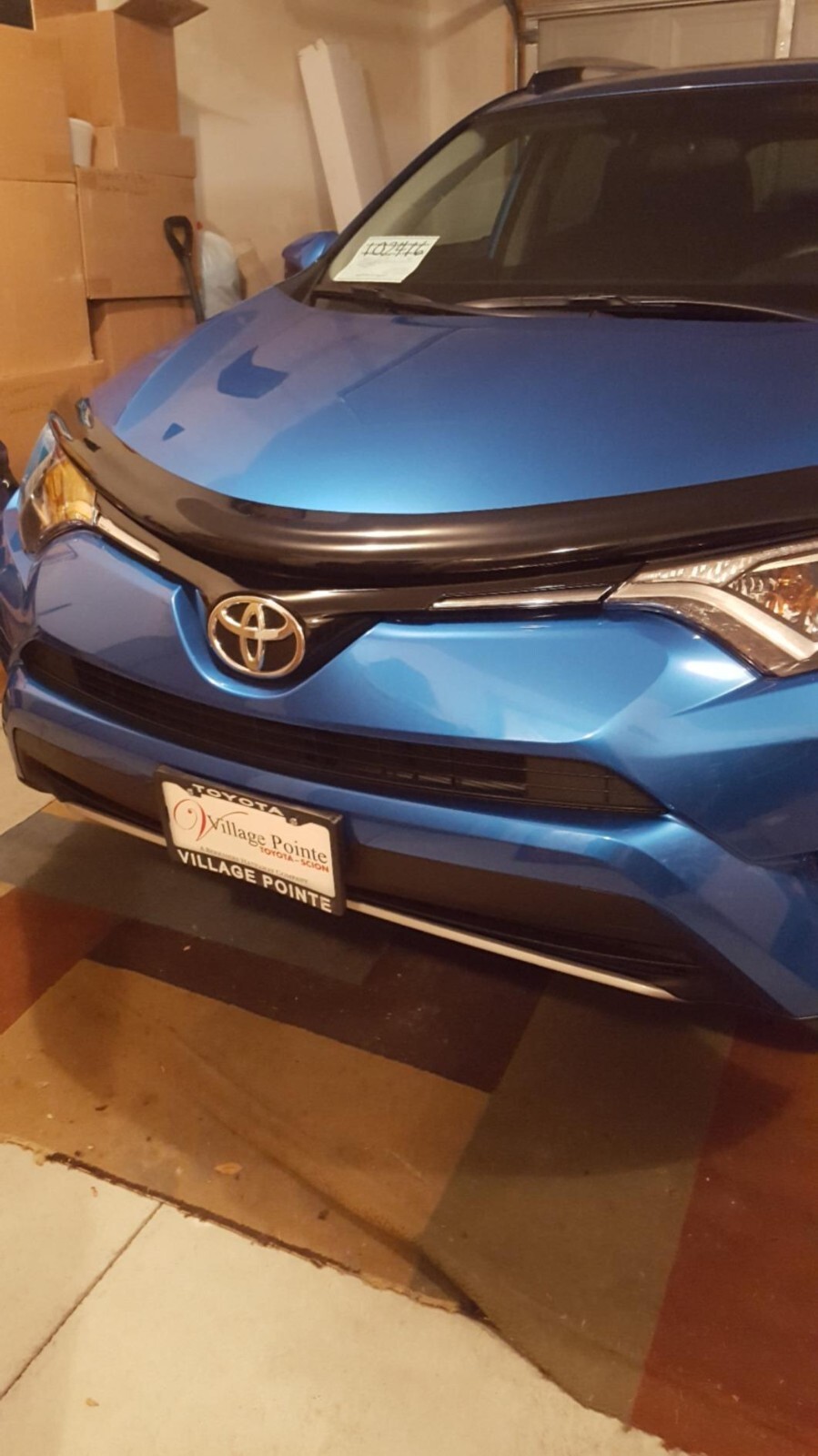 Husky Carflector Hood Protector Bug Shield Deflector for 2013-2018 Toyota Rav4