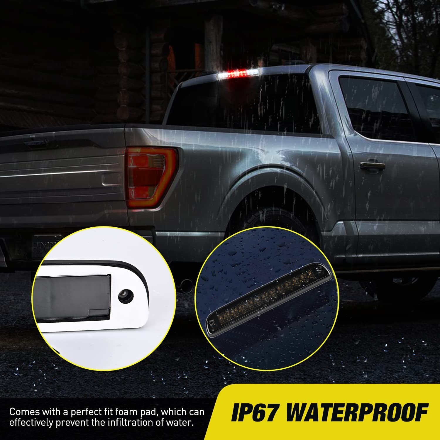 Nilight Third Brake Lights Tail High Mount LED Lights 2 Years Warranty