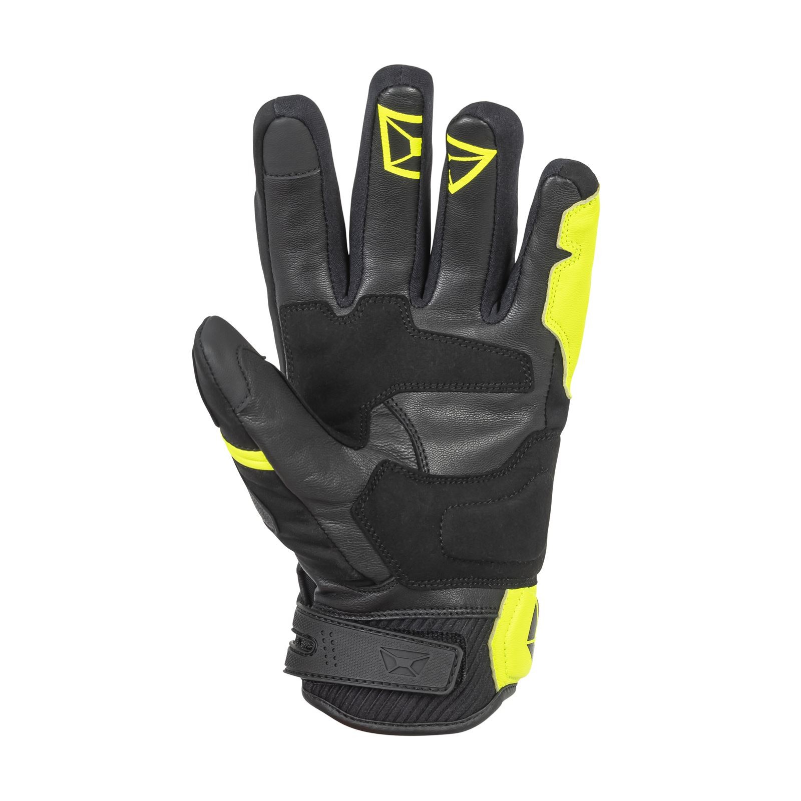 Cortech Super-Sonic Gloves – Black/Hi-Viz – Large 8328-2113-06