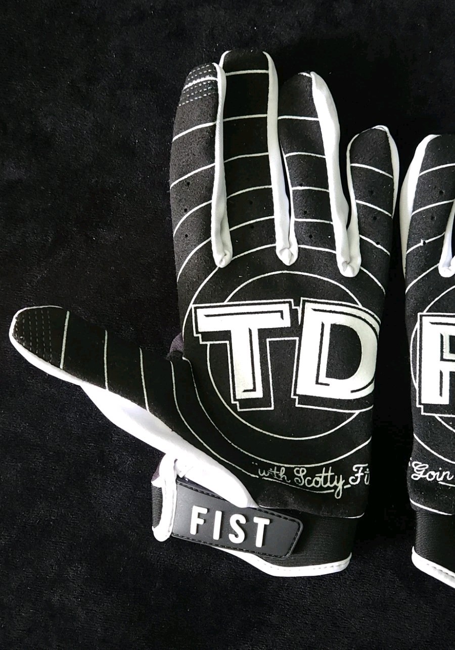 Top Dog Motocross Hand Gloves-“Skitz” By FIST HANDWEAR AUSTRALIA (NEW) Large