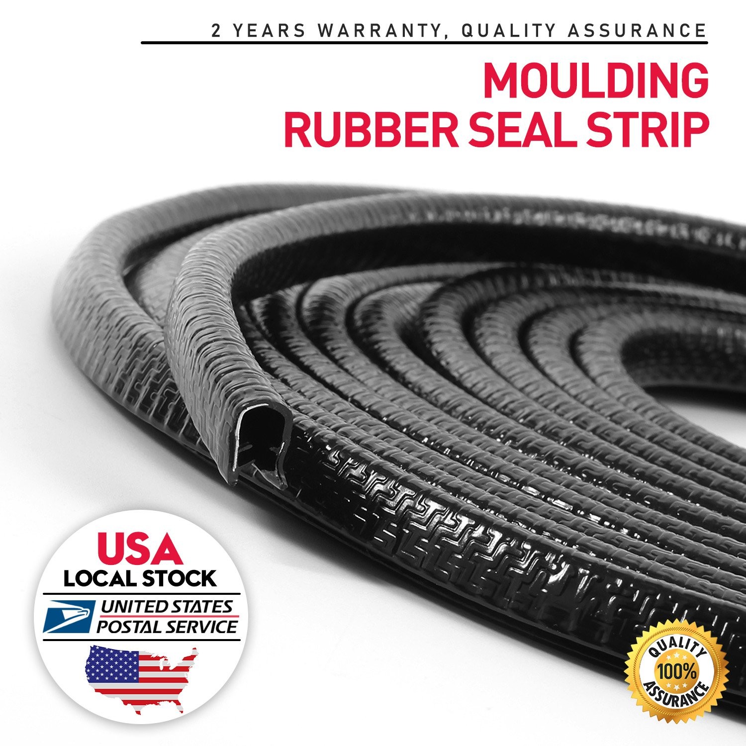 20FT U Shape Rubber Seal Weather Strip Door Edge Moulding Trim For Subaru Models