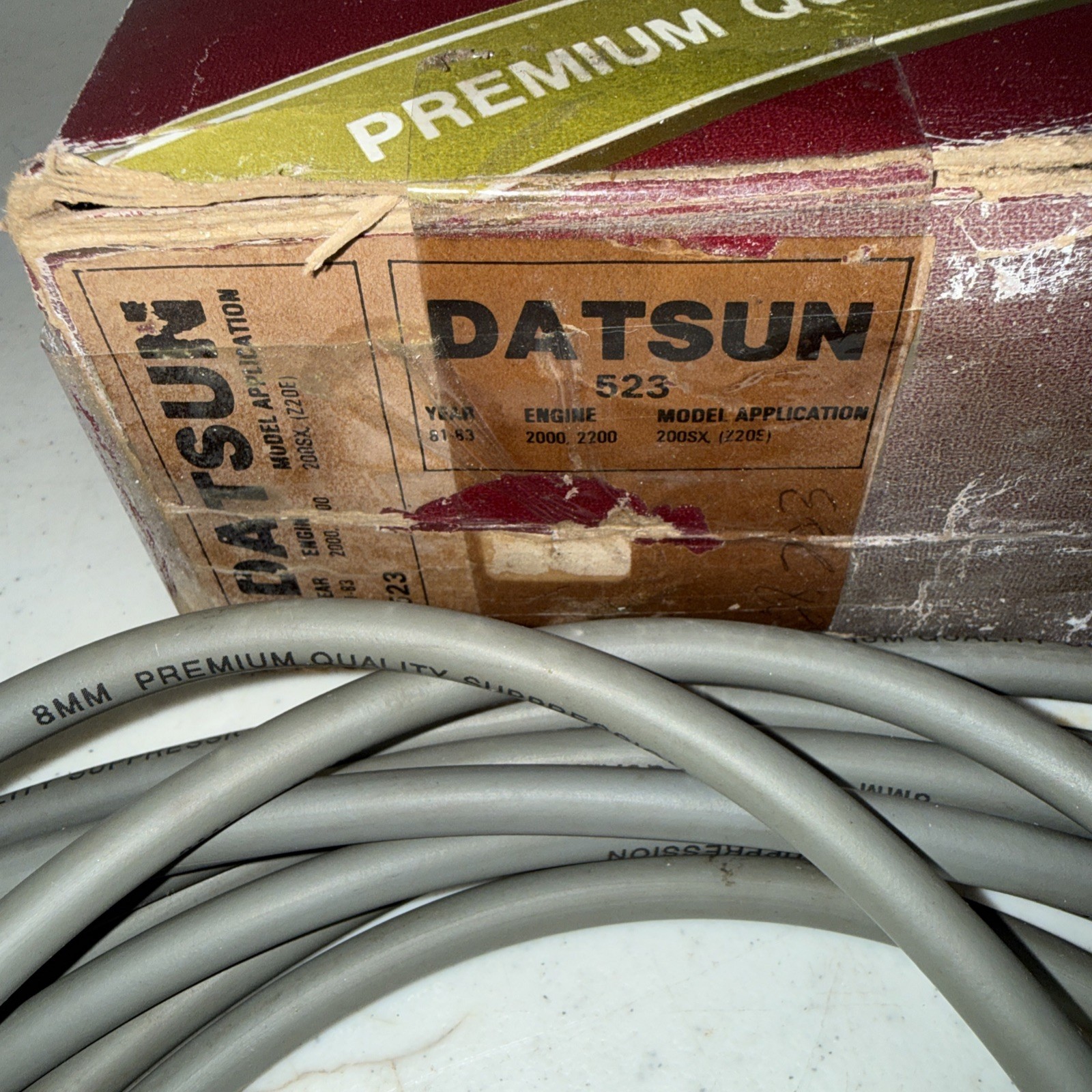 MEGA-MAG spark plug wire set 523 8mm fits Datsun 200SX 81-83