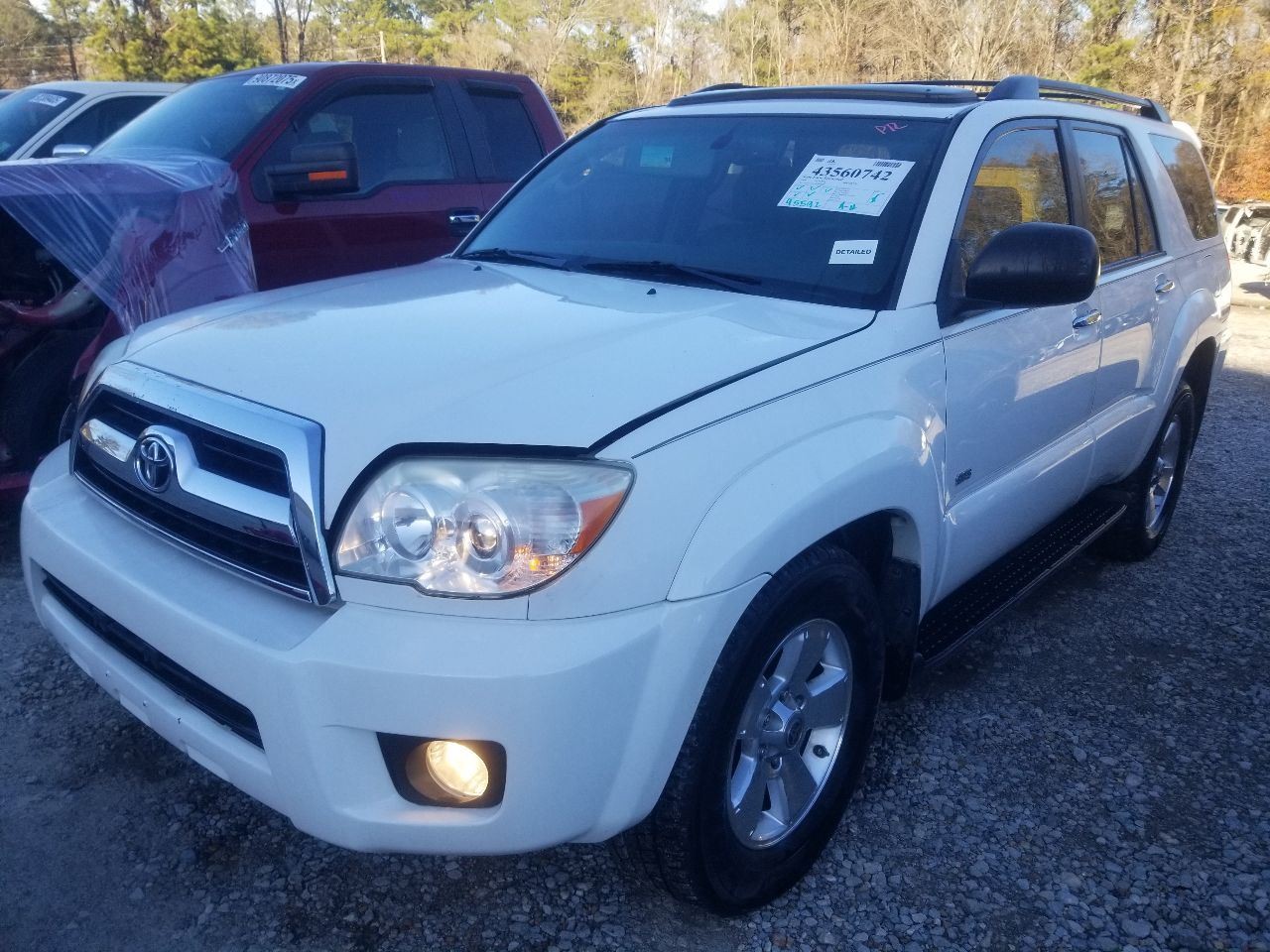 08 2008 TOYOTA 4 RUNNER SR5 OVERHEAD SUNROOF WIND VISOR ONLY