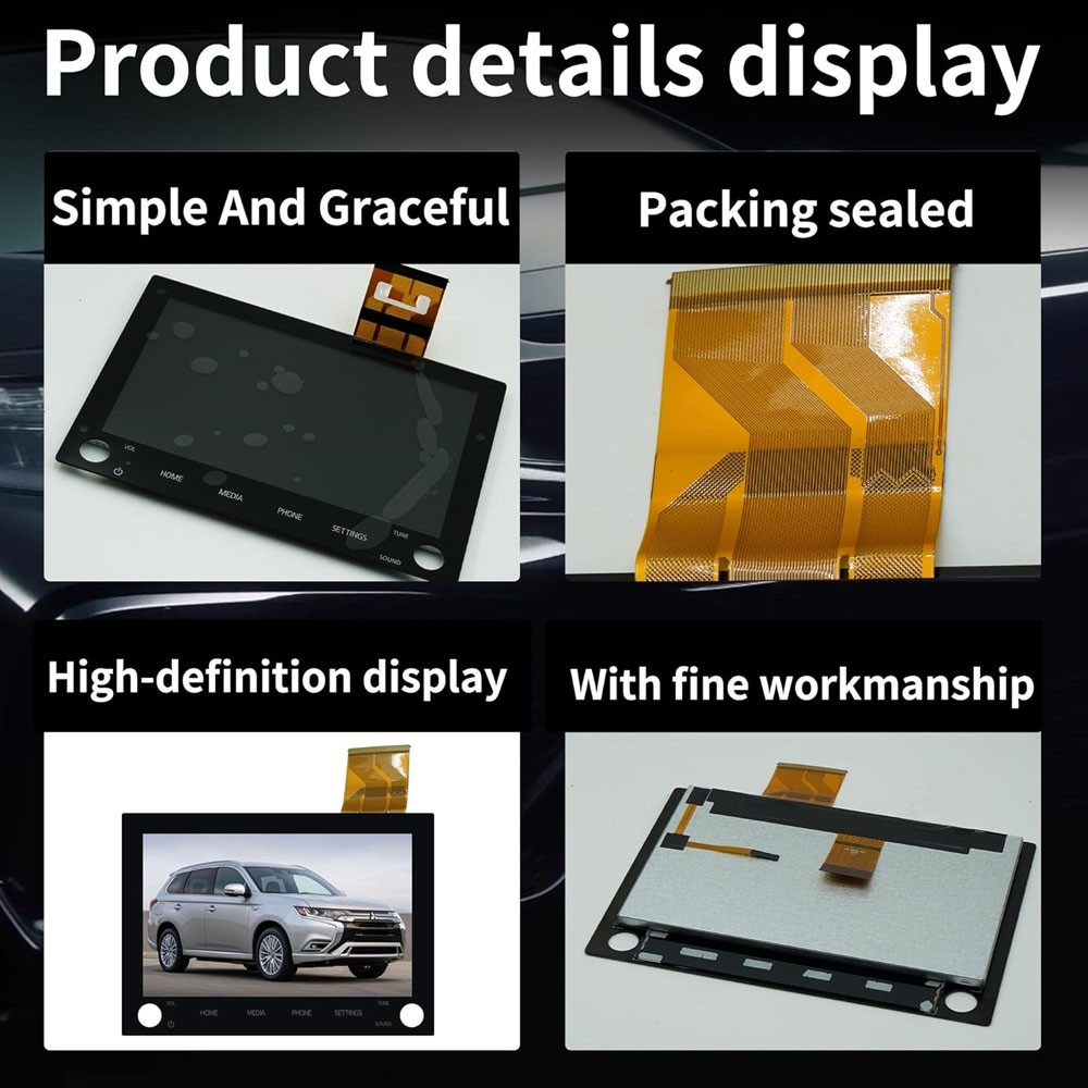8″ LCD Display Touch Screen Radio 8740A076 For 2020-2022 Mitsubishi Outlander