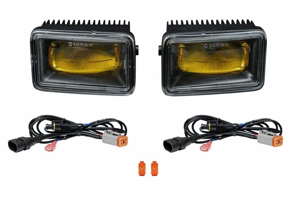 Diode Dynamics Yellow LED Fog Light Kit For 2022-2024 Ford Maverick