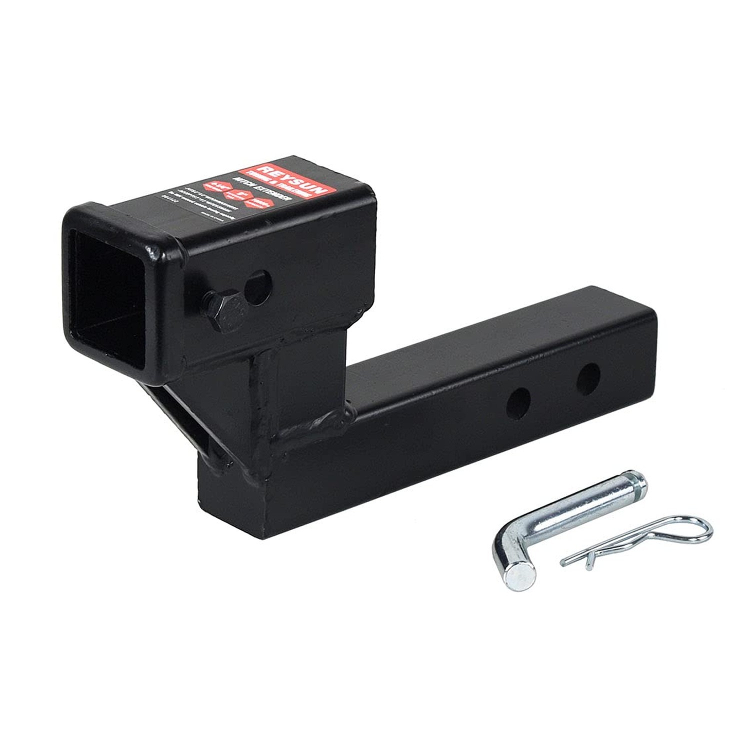 864122 Trailer Hitch Riser 2 inch Receiver Hitch Extension with 4-1/4 inch Ri…