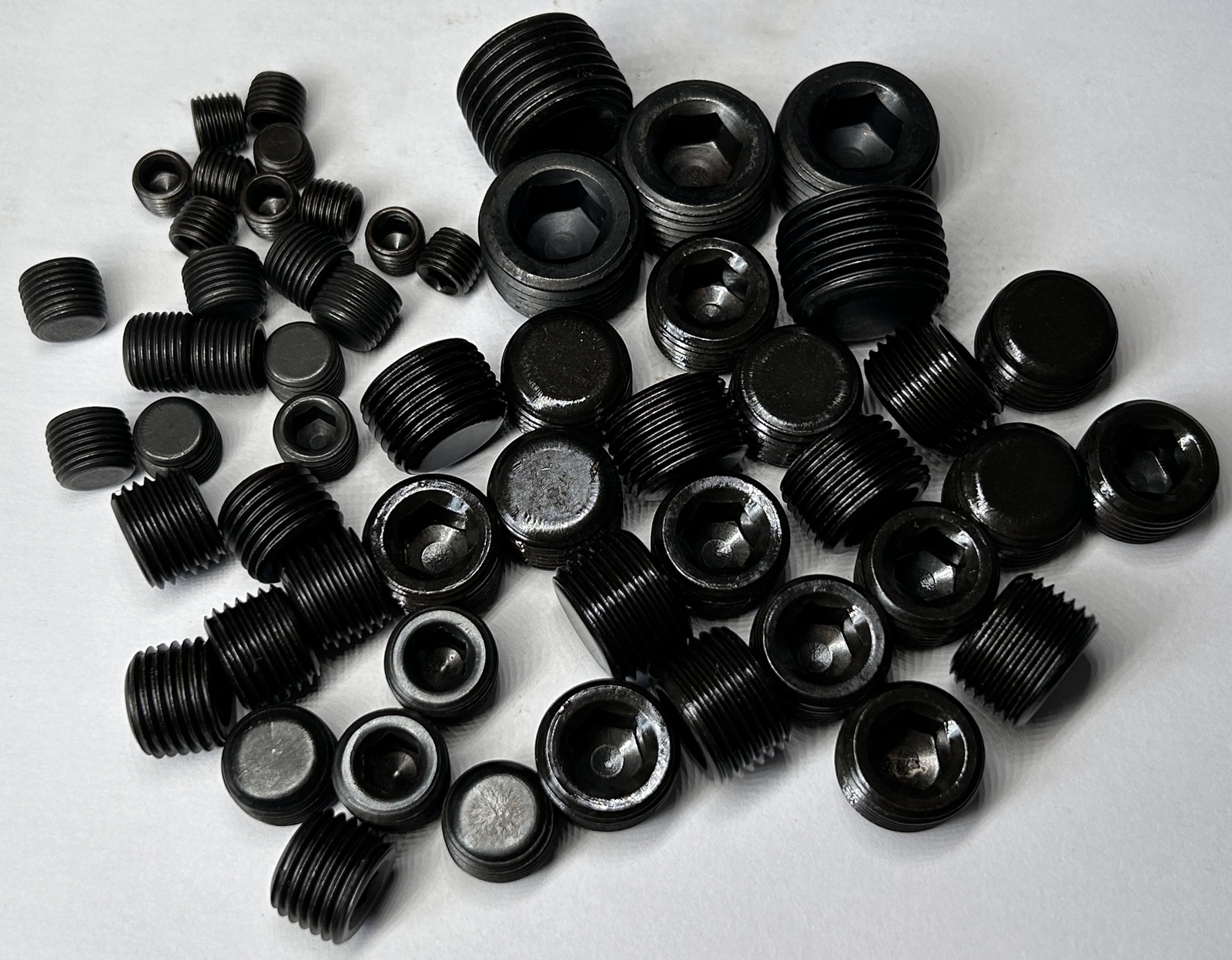 55pcs NPT Pipe Plug Set Assortment Kit 1/16 1/8″ 1/4″ 3/8″ 1/2″ 3/4″ NPT PLUGS