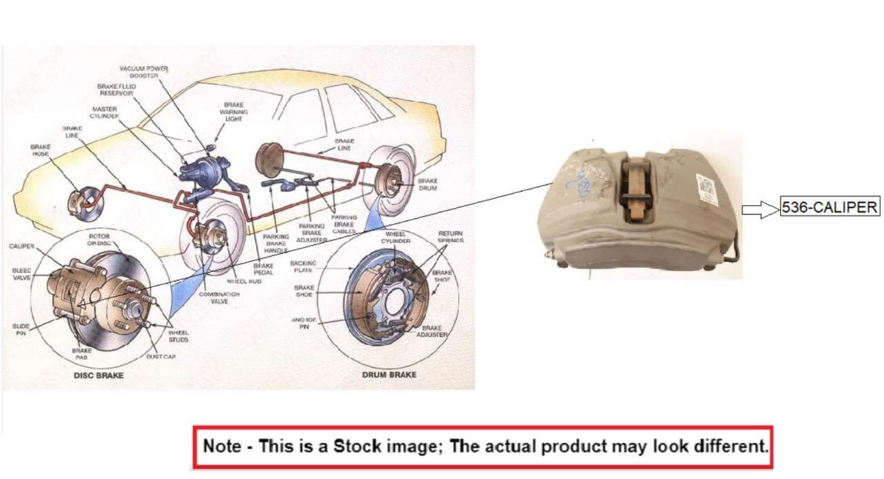 LEFT REAR CALIPER OEM 20-25 TOYOTA HIGHLANDR 478500E110
