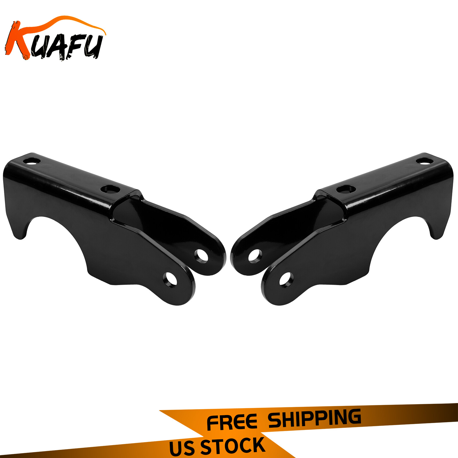 For 99-05 Ford F250 F350 Super Duty Rear Lower Shock Mounts On Axle Left&Right
