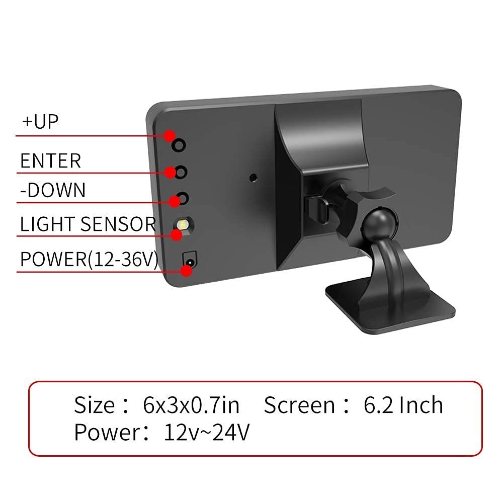 Multi-Function GPS Speedometer with Large 6.2 Inch Display for All Vehicles