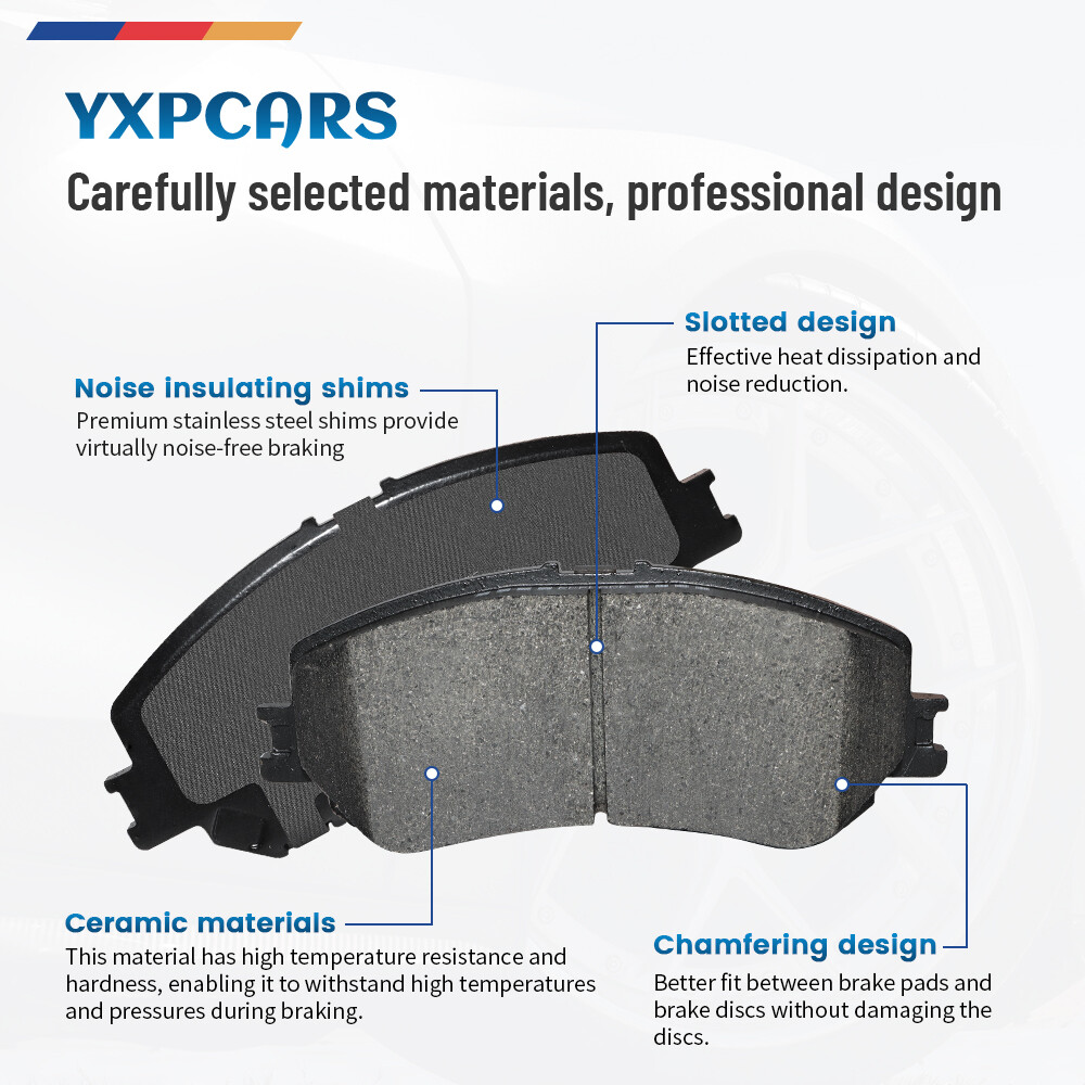 Front & Rear Ceramic Brake Pads for Subaru Legacy WRX Outback 2015 2016 – 2019