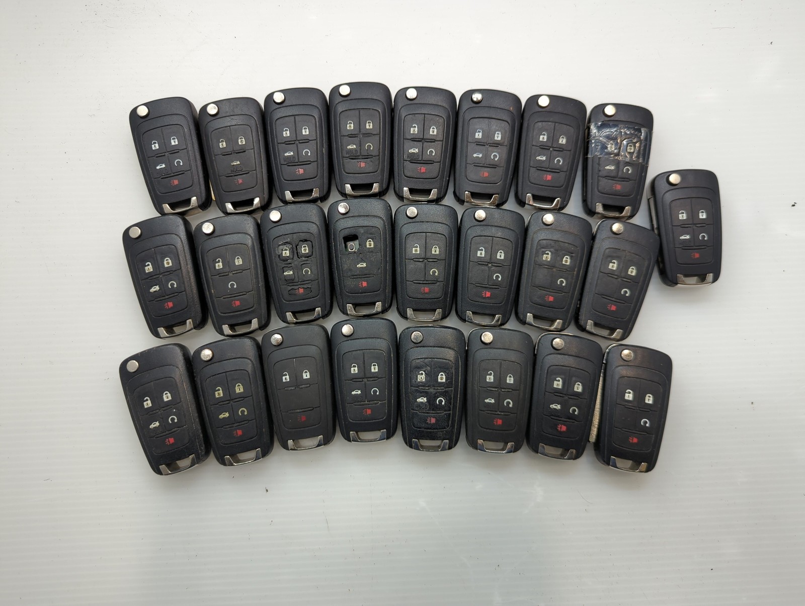 Lot of 25 Chevrolet Keyless Entry Remote Fob OHT01060512 | V2T01060514 YLS02