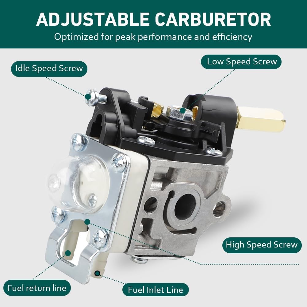 ECHO Trimmer Brushcutter Carburetor SRM-210 with Fuel Maintenance Kit Included