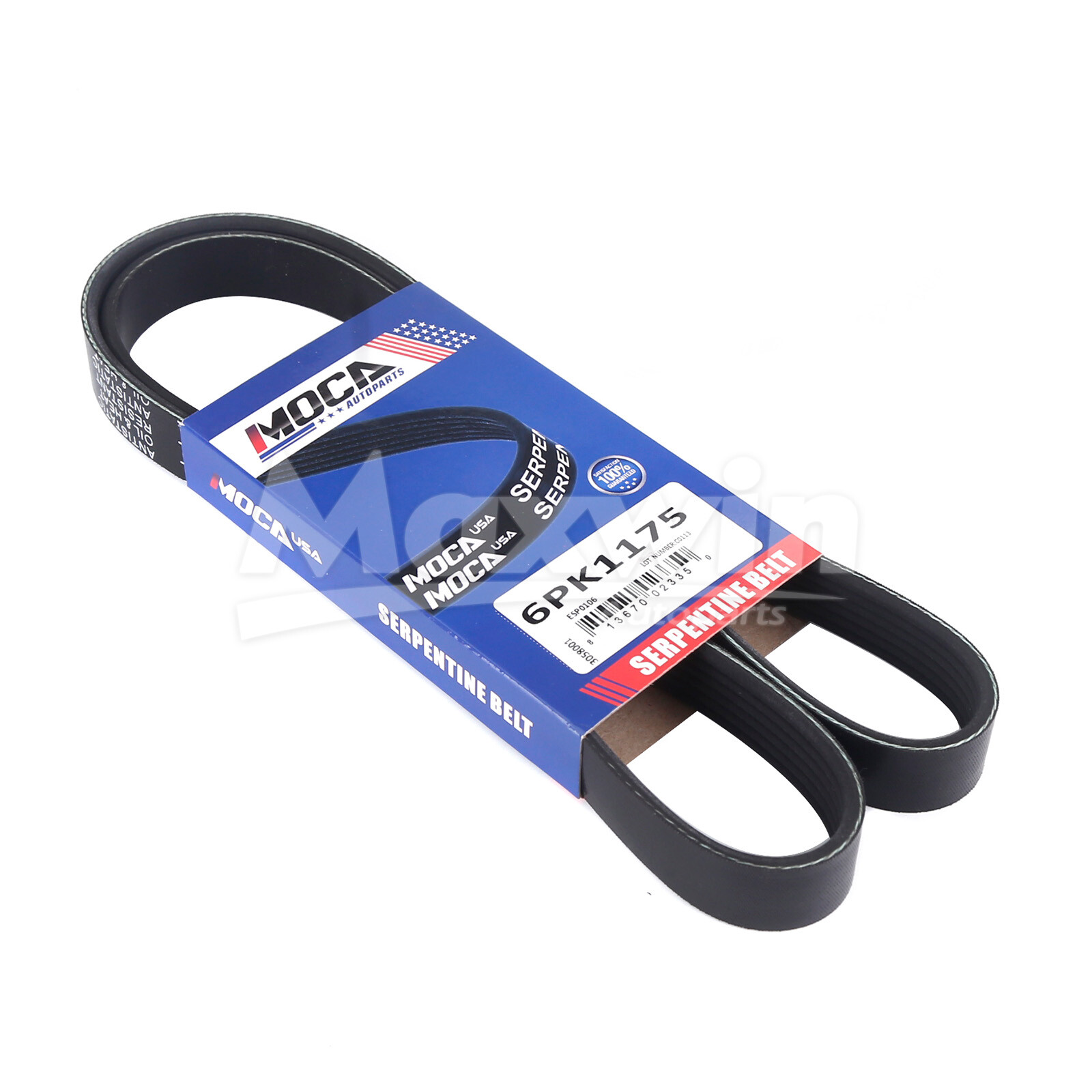For 98-02 Honda Accord V6 3.0L 6PK1175 4PK112 EPDM Drive Belt Set Alt-AC-Pw​r