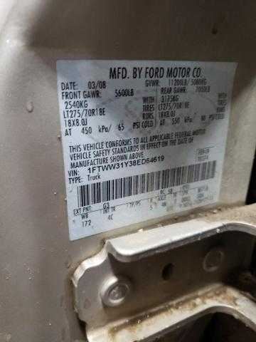 F350SD 2008 High Mounted Stop Light 258379