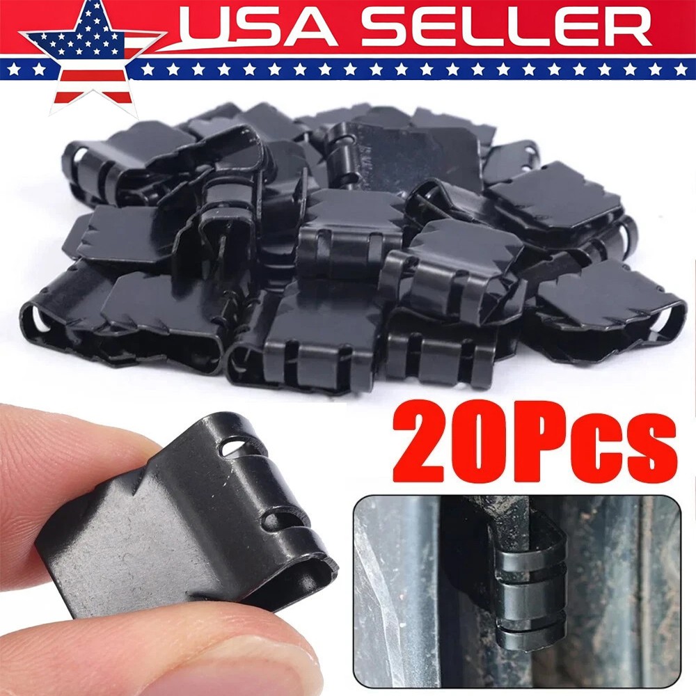 20pcs U Shaped Clips Car Mudguard Fixing Nuts Fender Buckle Car Fasteners Clips⇑