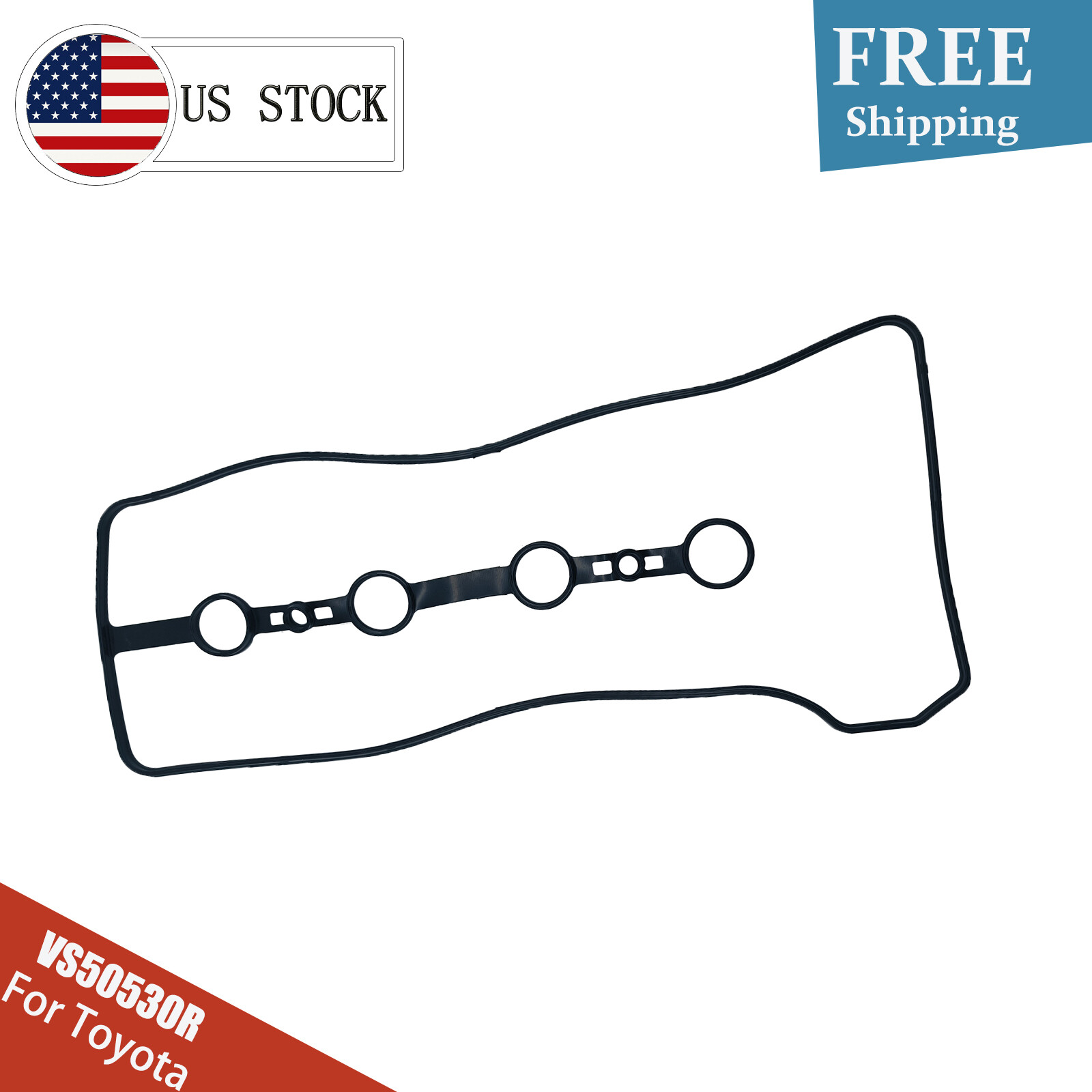 Engine Valve Cover Gasket Kit for Pontiac Scion Toyota Camry Rav4 Solara 2.4
