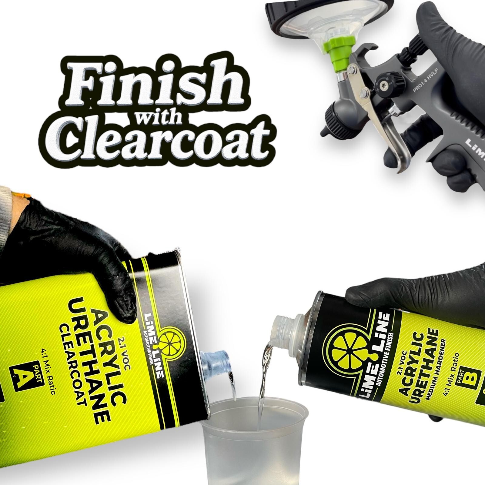 LiME LiNE Black basecoat 1 Gallon