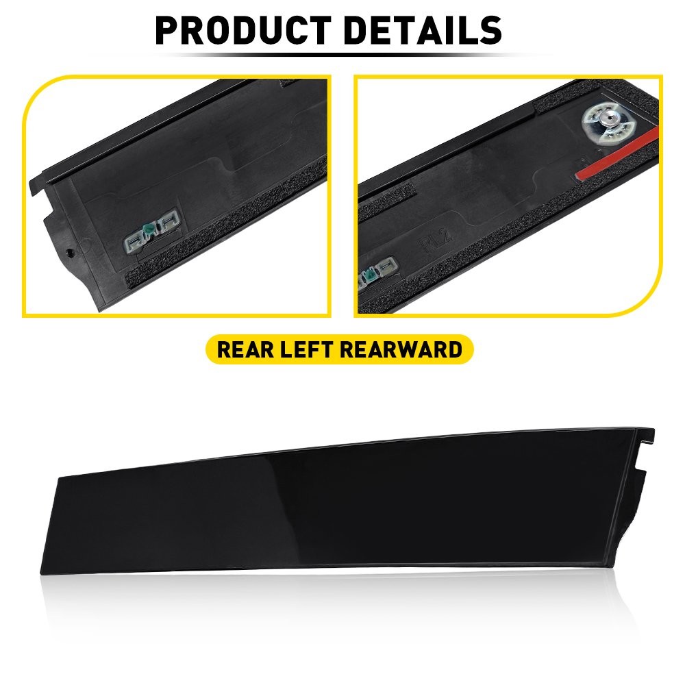 926-245 Door Applique fits 2015-2018 Escalade Tahoe Yukon 22837465 Rear Right