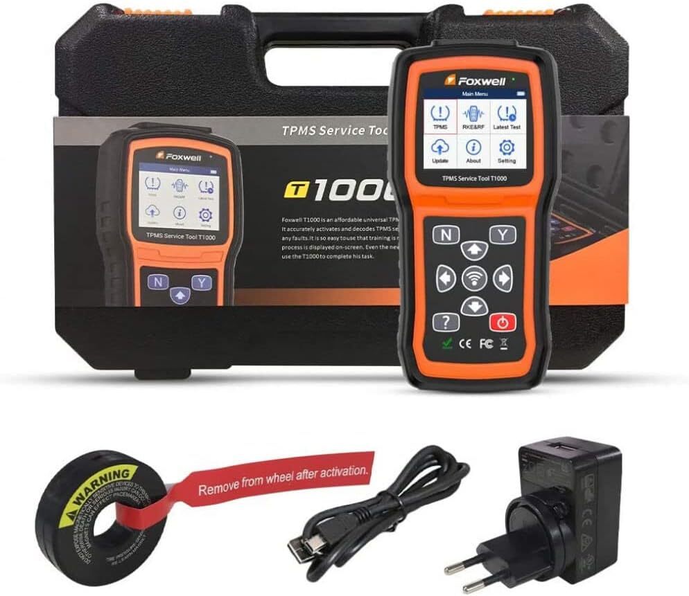 FOXWELL T1000 TPMS Programmer Tires Sensor Pressure Monitoring Diagnostic Tool