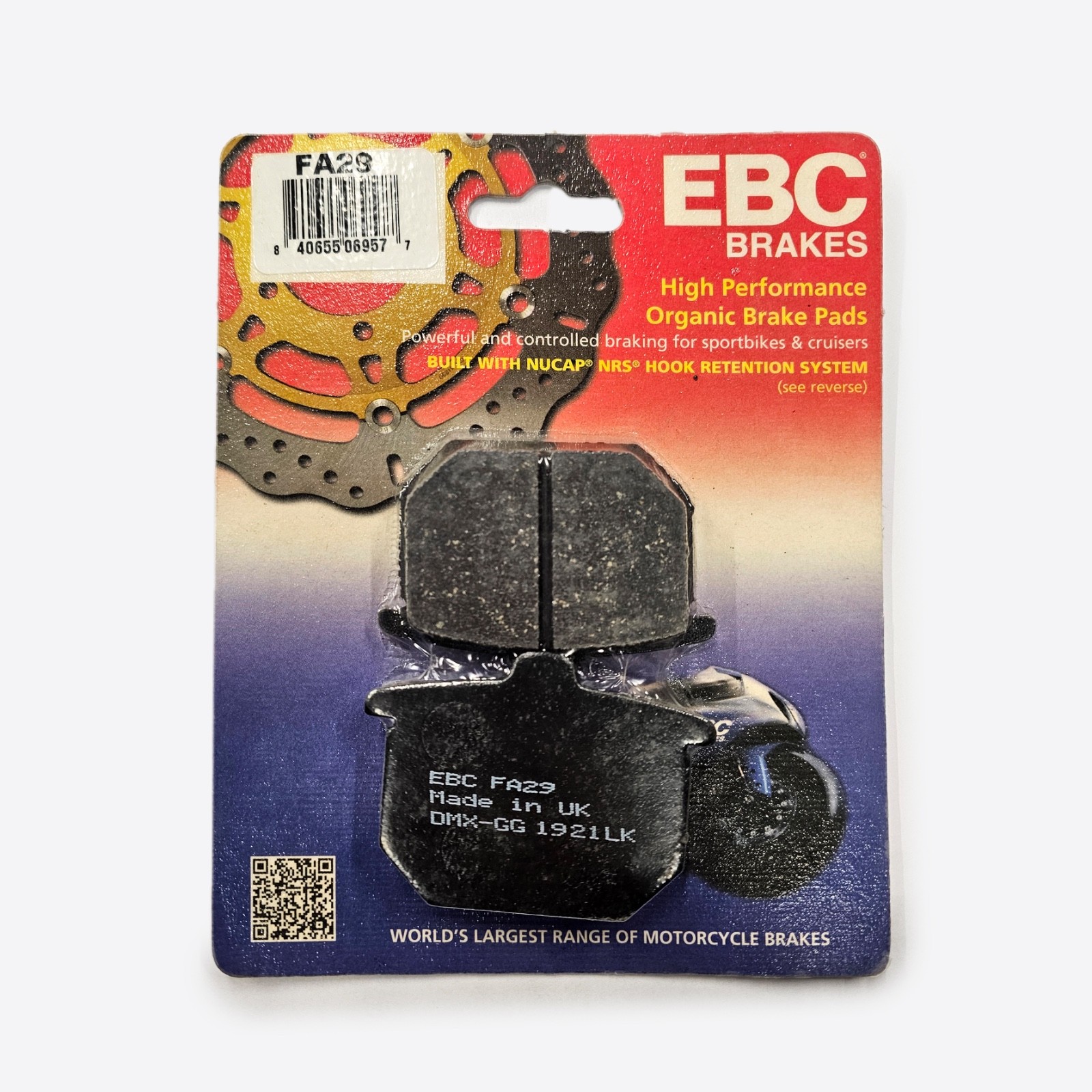 EBC – FA29 – Organic Brake Pads