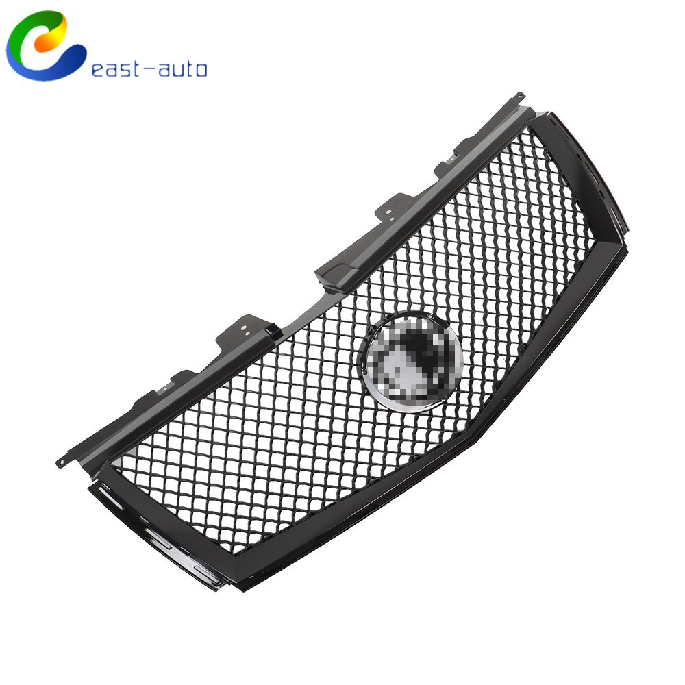 Gloss Black Front Bumper Upper Grille Mesh Fit For Cadillac CTS 2008-2013