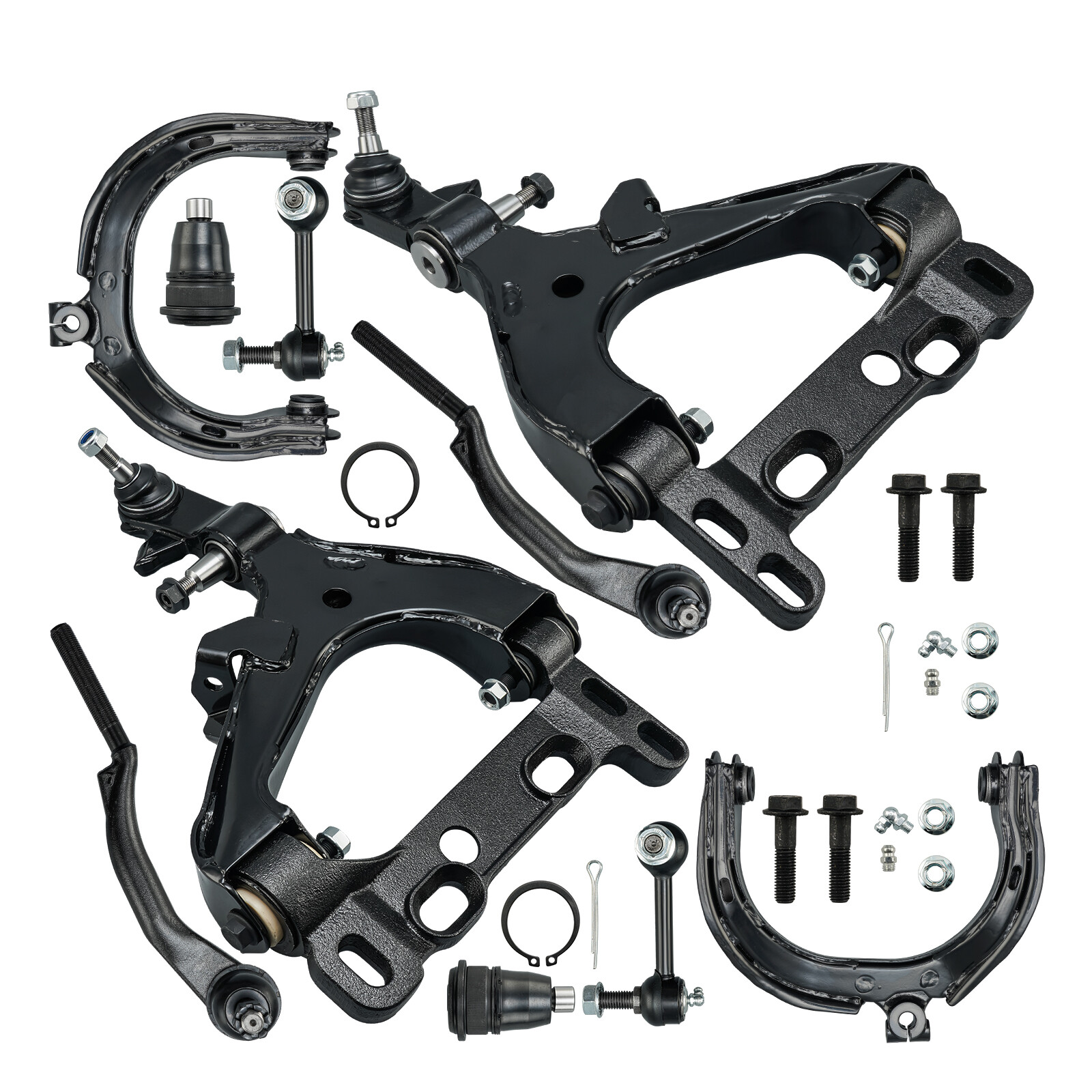 10pcs Front Upper Lower Control Arm Ball Joints Kit For Buick Rainier, GMC Envoy