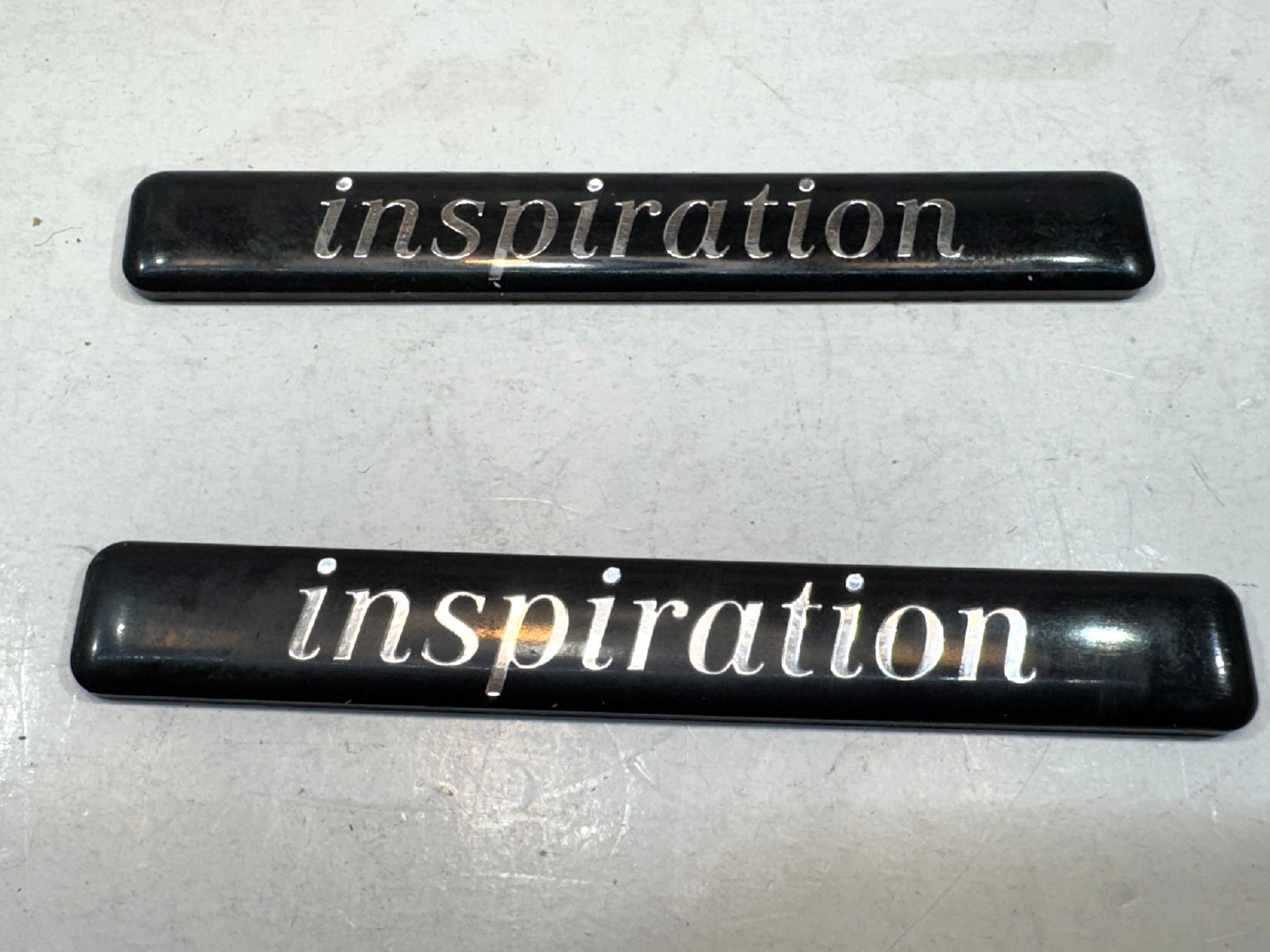Mercedes Genuine 04 W163 ML350 SUV inspiration Edtion Front Doors black 2 Emblem