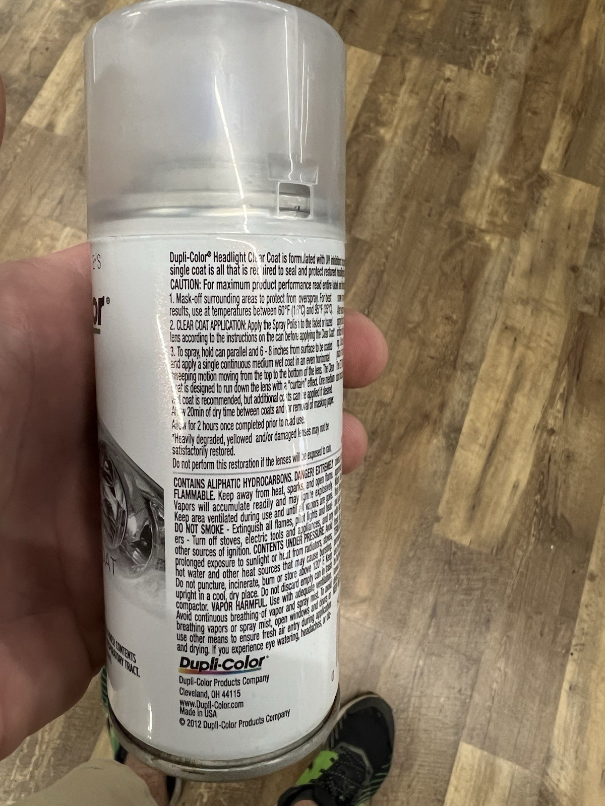 Dupli Color Clear Headlight Coating – 4.5 Oz Spray Coat Uv Sun Protection Hlr300