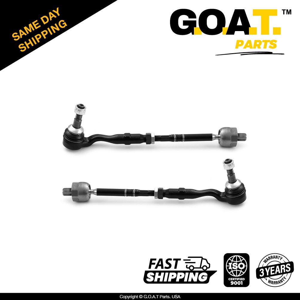 Front Left & Right Tie Rod End Assembly Kit for BMW 528i 528i xDrive 535i GT