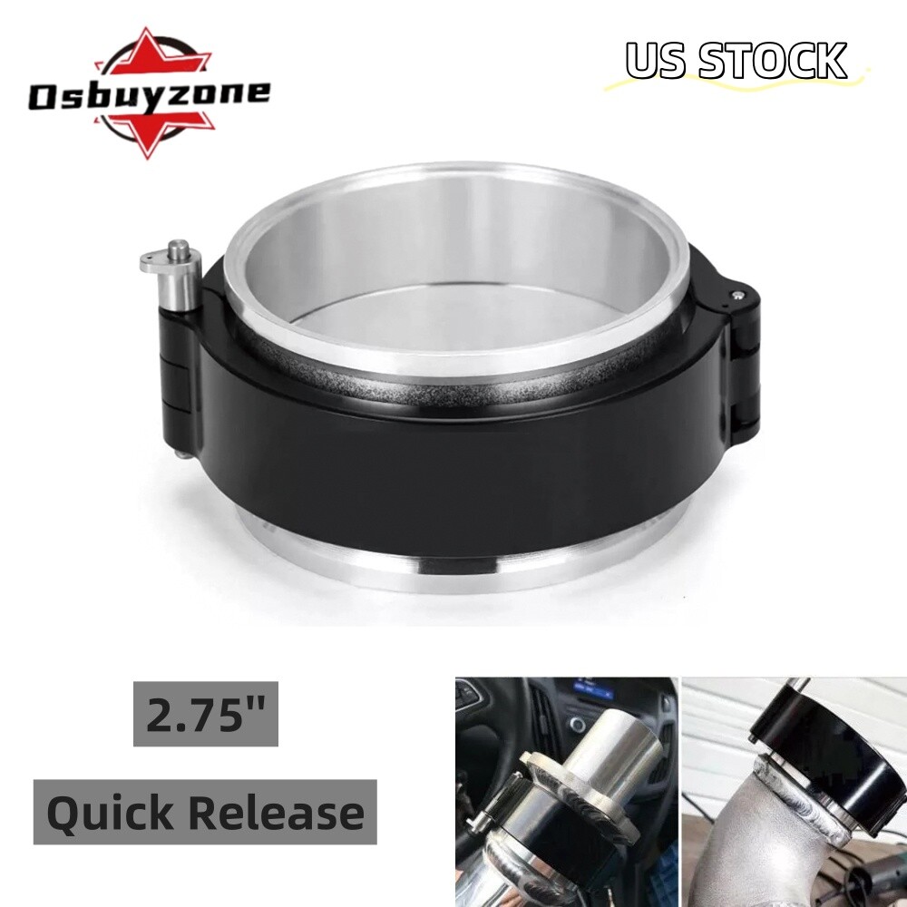 2.75” 70MM HD V-Band Clamp Quick Release Aluminum for Intake Intercooler Pipes