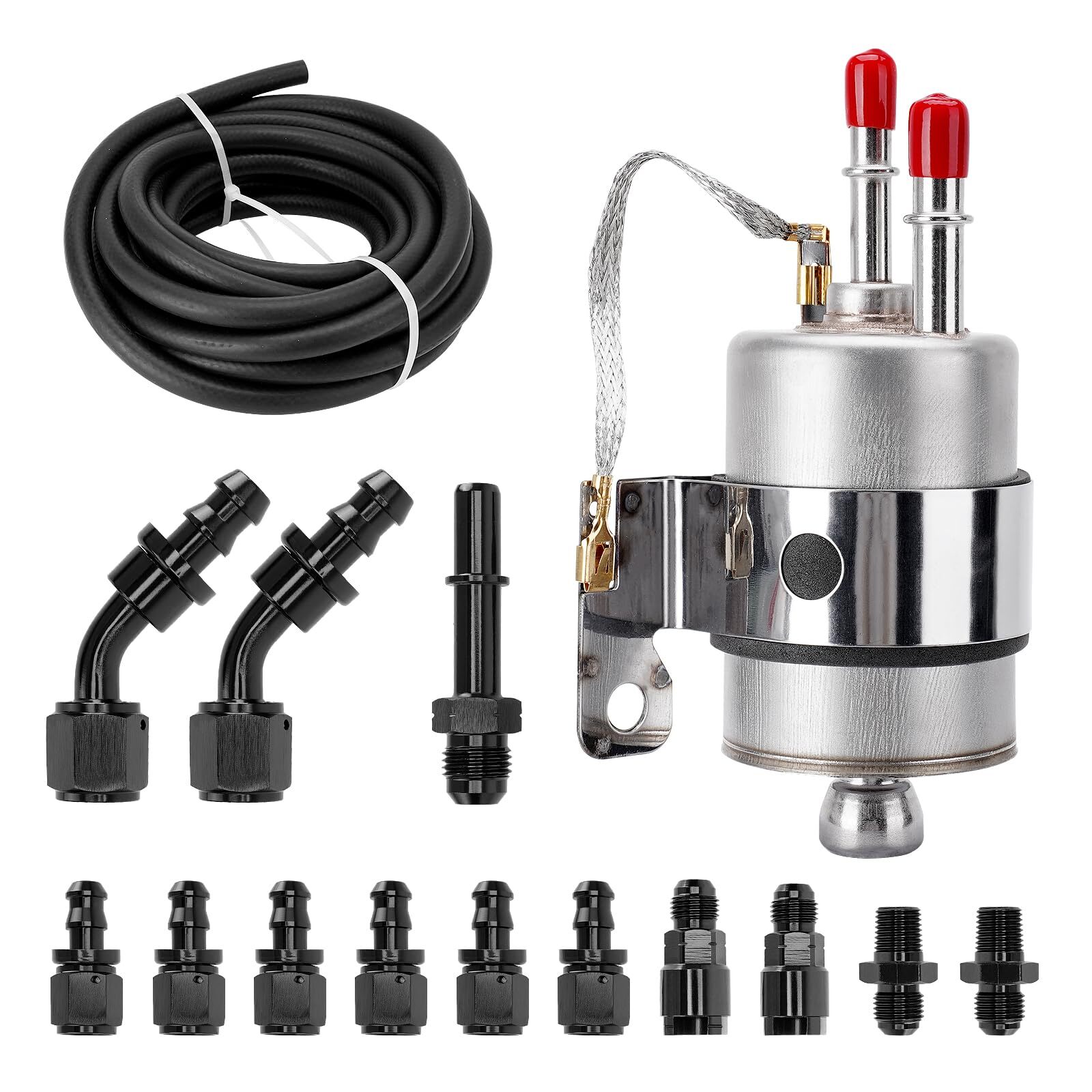 25Ft 3/8” LS SWAP Fuel Injection Line Kit Complete Conversion EFI FI Fittings